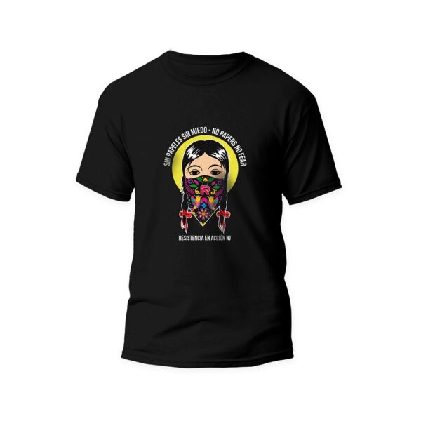 Black t-shirt “No papers no fear”
